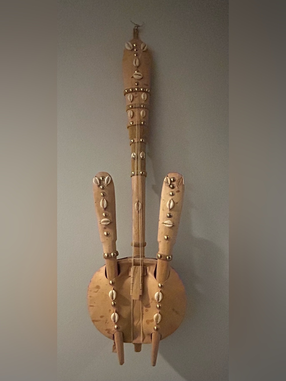 Vintage Handcrafted West African Kora Harp-Lute - Made in Ghana